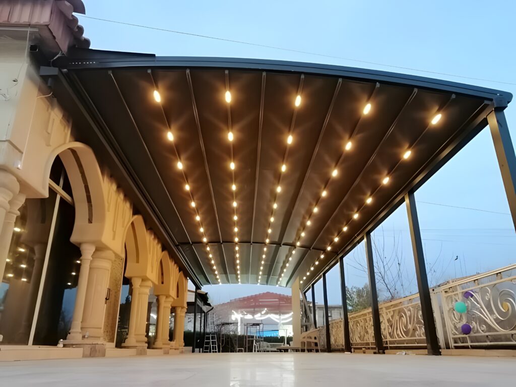 Açılır Kapanır Tente- Pergola Sistemleri- Eclips Modeli- SkyArt Shading